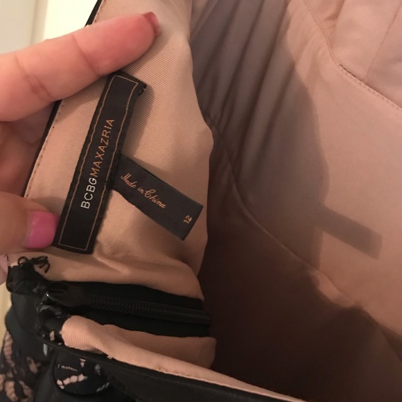 BCBG Black Lace Dress - Picture 3 of 4